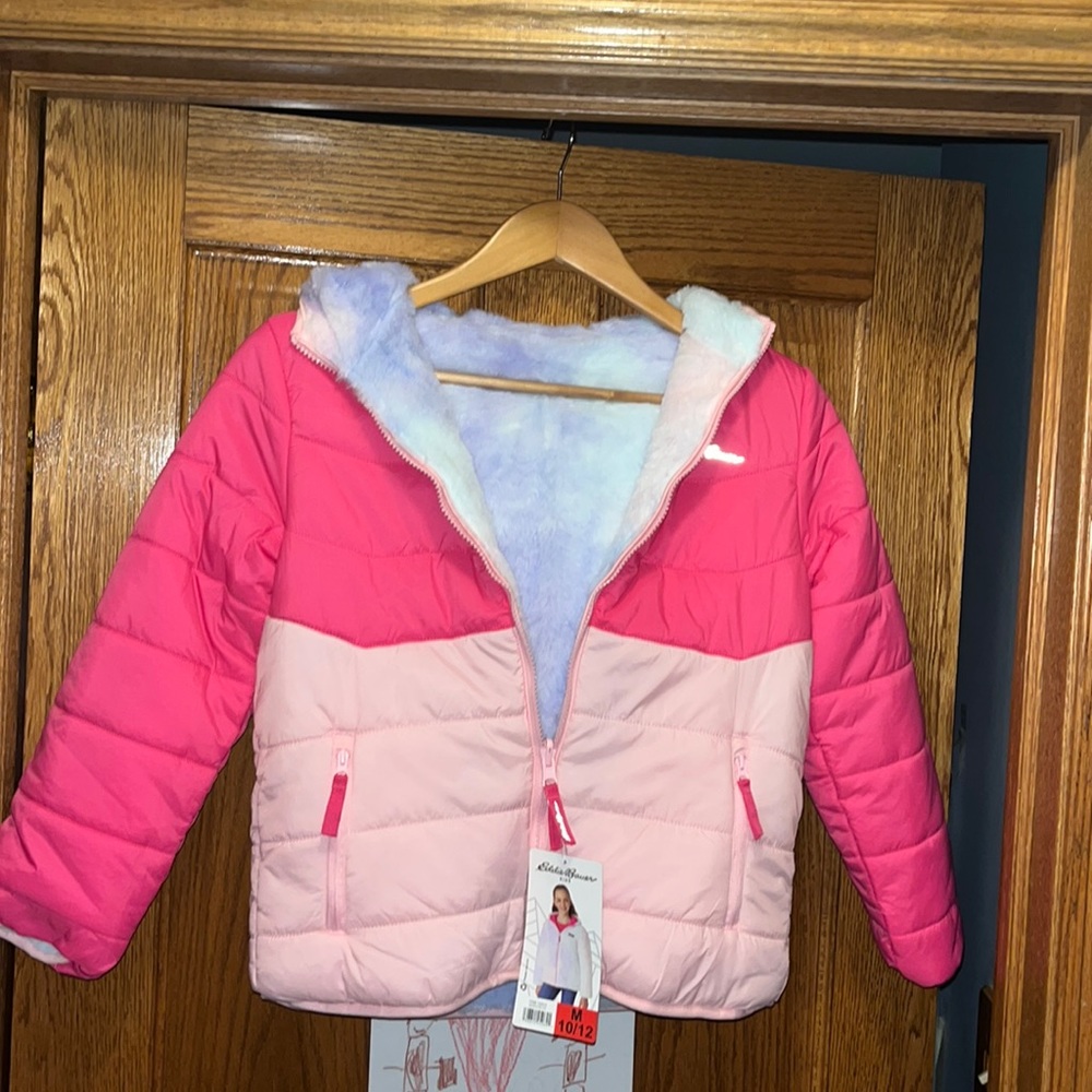 NEW Eddie Bauer girls coat 
Size: 10/12